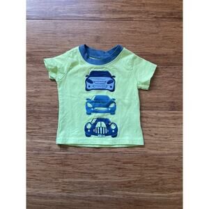 Carter's Bright "Fast Cars" T-Shirt, Size 0-3M